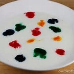Add Food Color to Milk